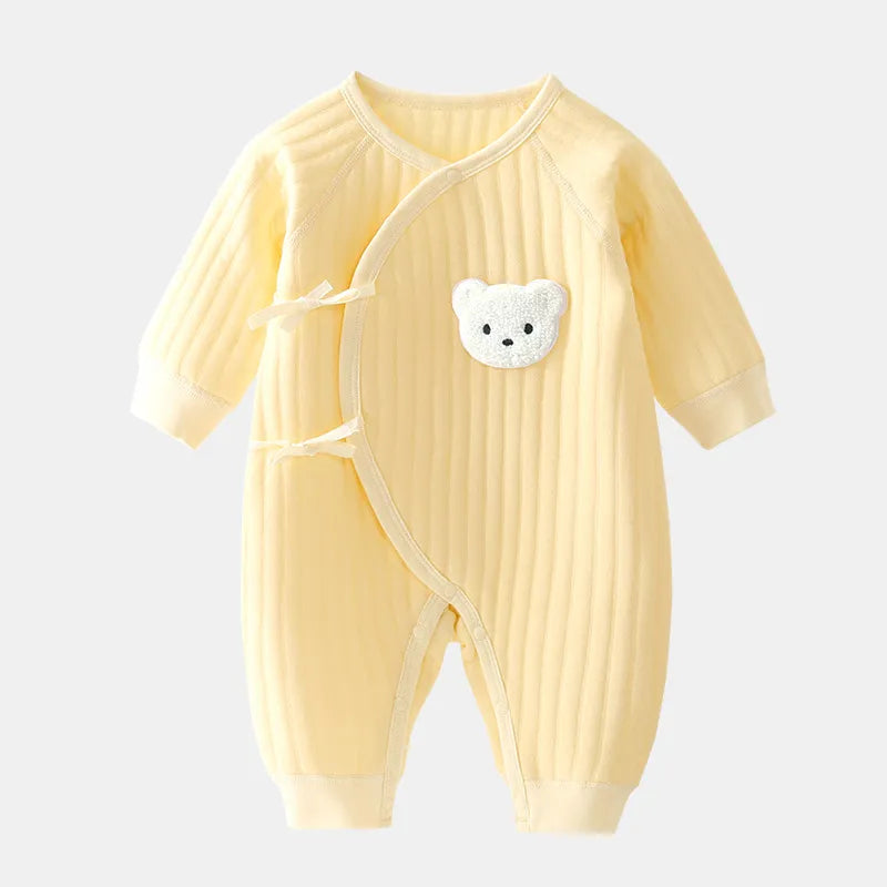Cotton Newborn Onesie for 0-6M Babies