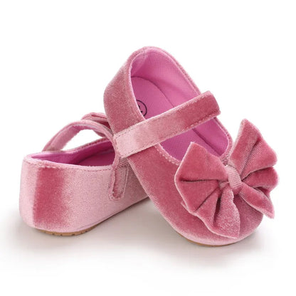 Princess Shoes - Baby Girls' Bow Flat Shoes for First Steps