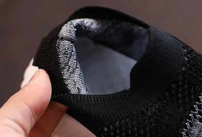 Kids Mesh Sneakers - Breathable, Anti-Slip, Soft Soled Shoes