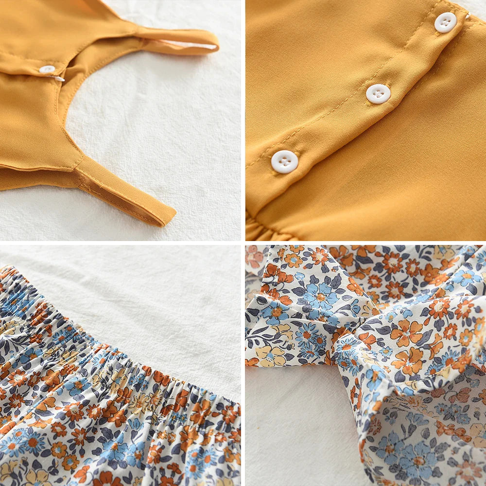 Summer Girl Outfit: Flower Shorts