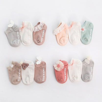 Set Of Anti-Slip Socks For Children
