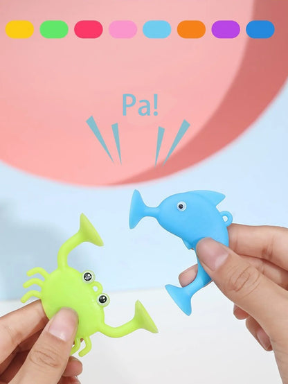 9-Piece Ocean Animal Bath Toys Set for Baby's Bath Time