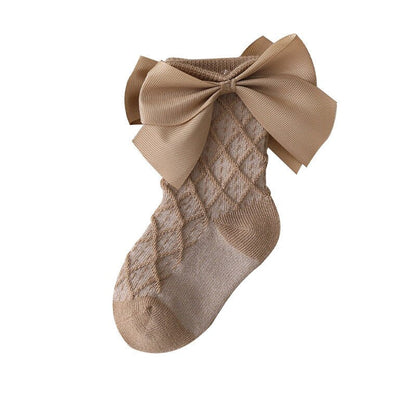 Lace Flower Long Tube Socks For Children