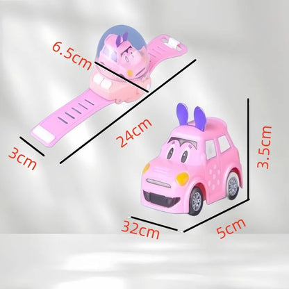 Kids Mini Watch Remote Control Car - USB Charging, Birthday Gift