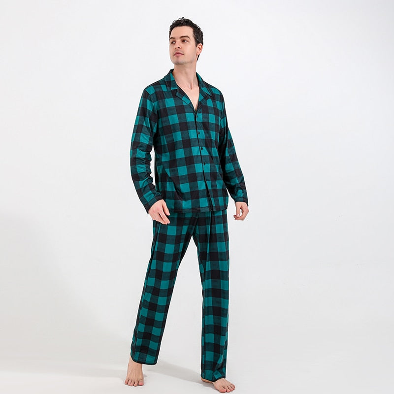 Pattern Family Matching Outfits Pajamas