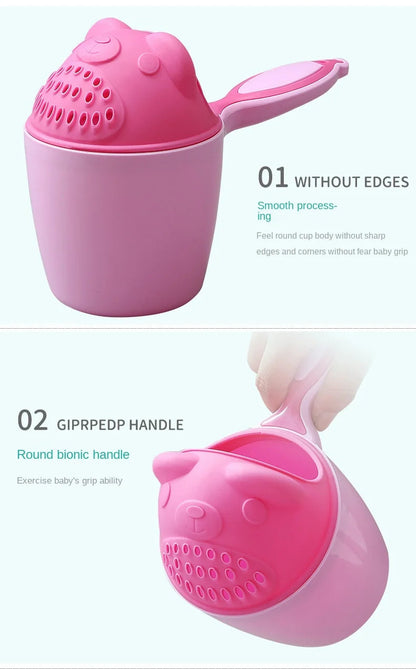 Bear-Shaped Bath Cup for Baby
