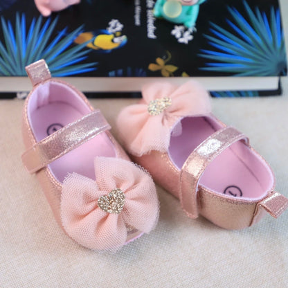 Baby's First Toddler Shoes: Breathable Princess Lace Style
