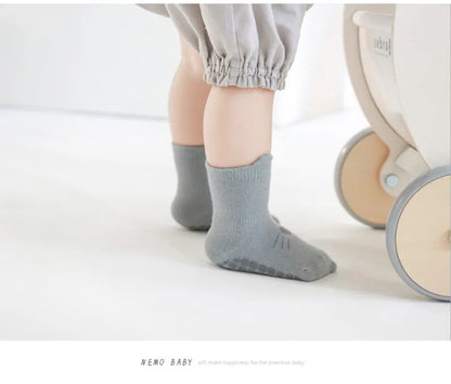 5 Pairs Anti-Slip Cartoon Baby Socks - Toddler Accessories