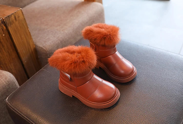 Kids' Winter Snow Boots - Waterproof, Windproof, Warm, and Comfortable