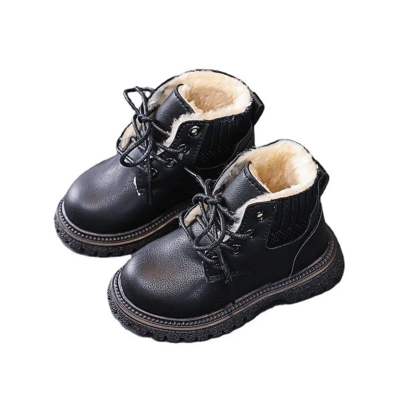 Cozy Plush Lining Snow Boots: Anti-Skid & Soft for Baby Boys/Girls