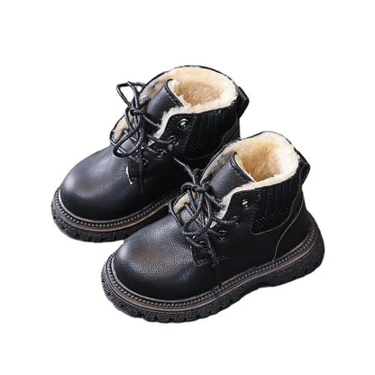 Cozy Plush Lining Snow Boots: Anti-Skid & Soft for Baby Boys/Girls