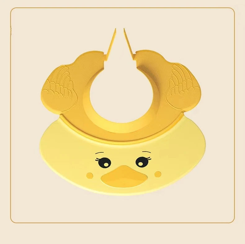 Kids Visor Shampoo Cap - Hippo Style