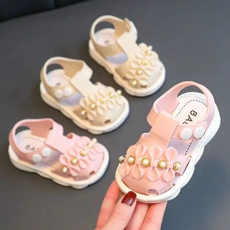 Bow Summer Sandals for Baby Girls
