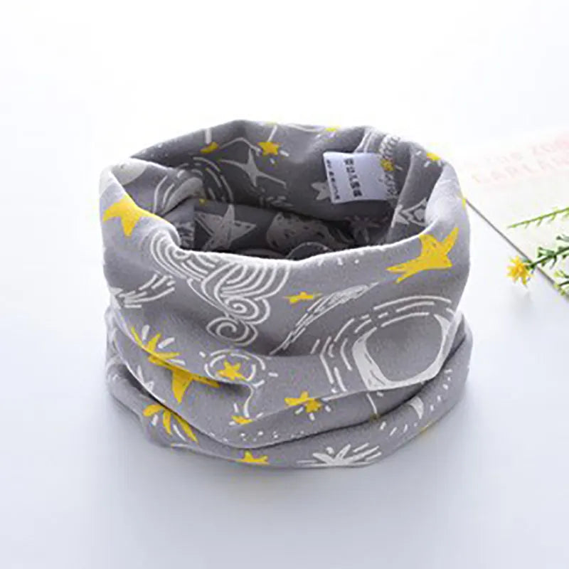 Winter Kids' Cartoon Neck Scarf: Cute & Cozy