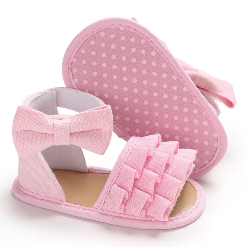 Summer Ballet Sandals for Girls (Newborn-18 Months)