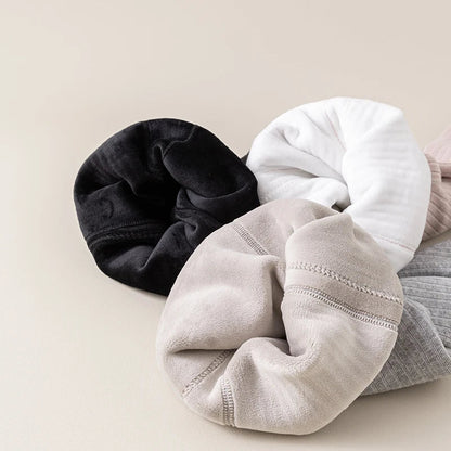 Thick Winter Leggings for Babies: Plain & Striped Fleece