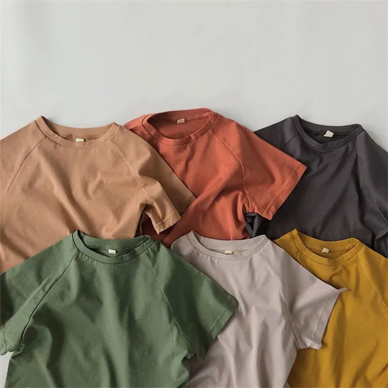 Summer Kids T-shirts: Casual Cotton Tops