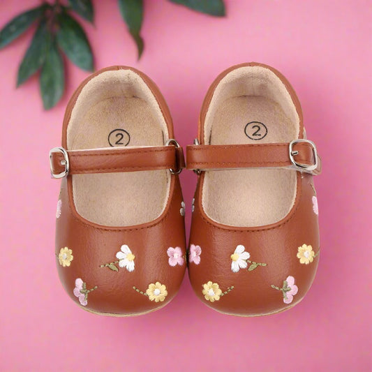 Baby Summer Sandal Cute Embroidery Flower