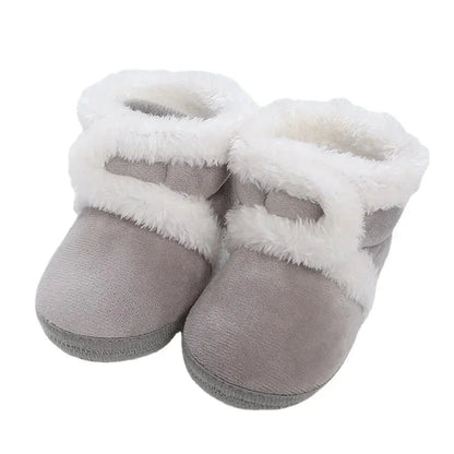 Newborn Baby First Walkers - Soft Anti-slip Crib Shoes