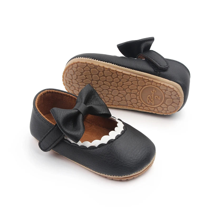 Bowknot Shoes for Toddler: Non-slip Prewalking Shoes