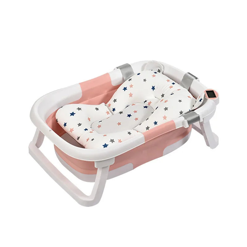 Real-time Temperature Silicone Baby Bath Tub