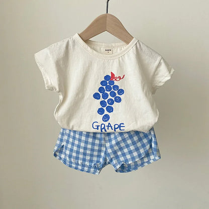 Cotton Sleeveless Baby Pajama Sets: Cartoon Homewear for Summer
