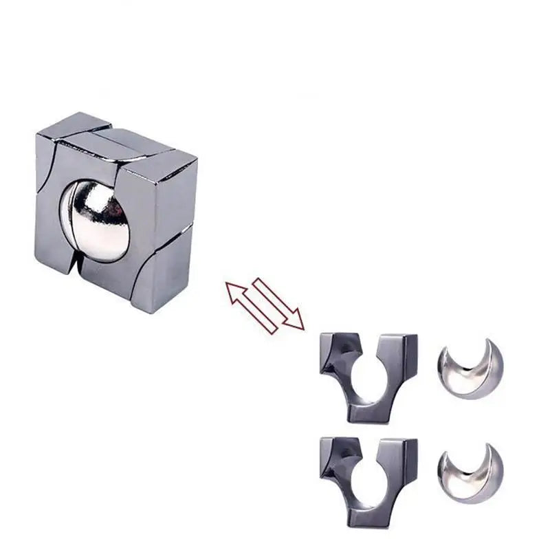 Mind Twisting Metal Brain Teaser Puzzle