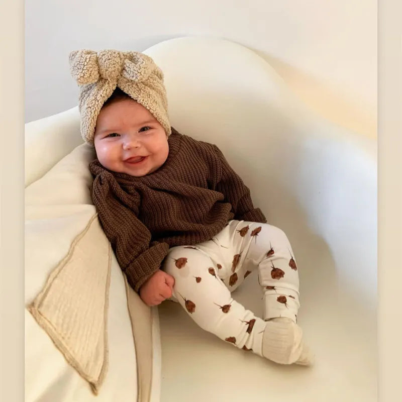 Cute Knitted Beanie Hat for Baby - Cozy Winter Hat