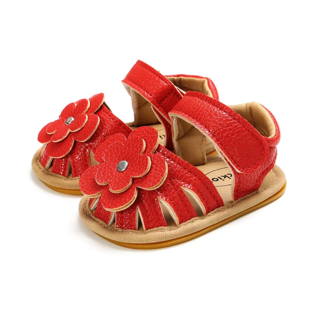 Summer Flower Sandals for Baby Girl