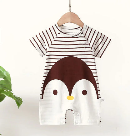 Short-sleeved Jumpsuit for Babies from 3M-24m