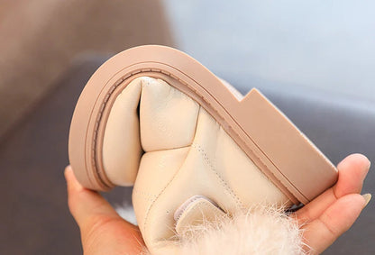 Kids' Winter Snow Boots - Waterproof, Windproof, Warm, and Comfortable