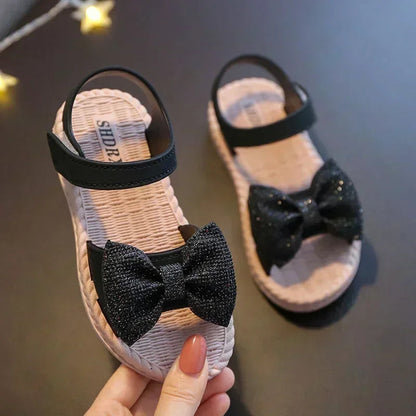 Girls' Bow Sandals: Sweet and Versatile
