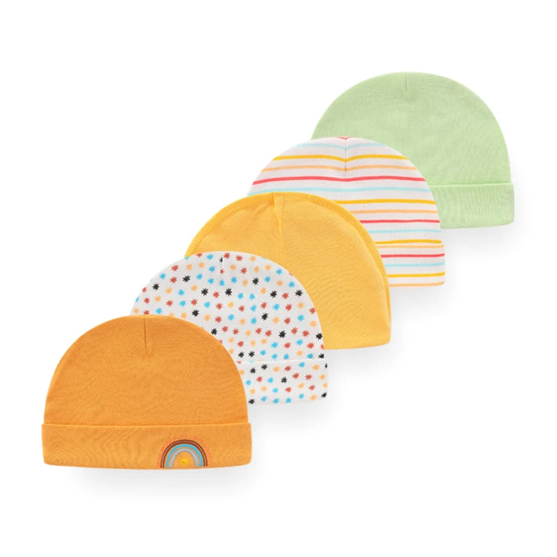Fashionable Cotton Hats: Set of 5 PCS