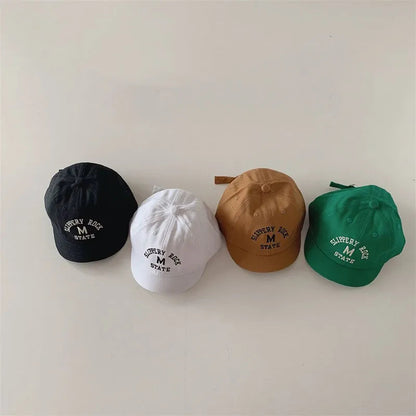 Casual Letter Embroidered Baby Baseball Cap