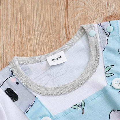 Koala Print Newborn Romper (0-18 Months)