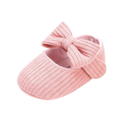 Princess Shoes for Babies: Anti-Slip Bow Sneakers