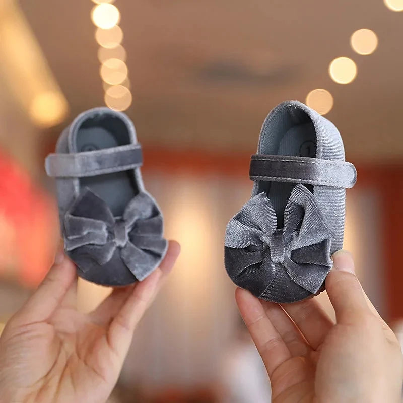 Princess Shoes - Baby Girls' Bow Flat Shoes for First Steps
