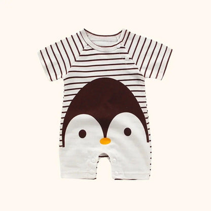 Short-sleeved Jumpsuit for Babies from 3M-24m