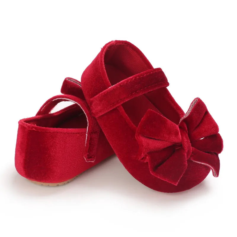 Princess Shoes - Baby Girls' Bow Flat Shoes for First Steps