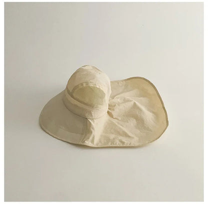Quick-Dry Fisherman Hat: Cartoon Sunshade Cap for Kids