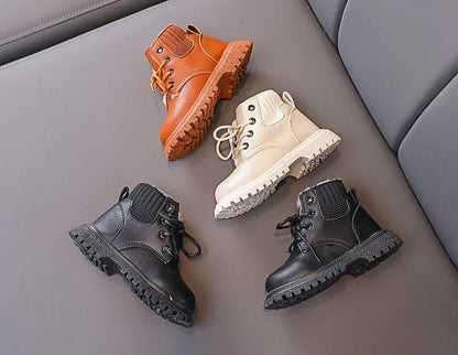 Cozy Plush Lining Snow Boots: Anti-Skid & Soft for Baby Boys/Girls