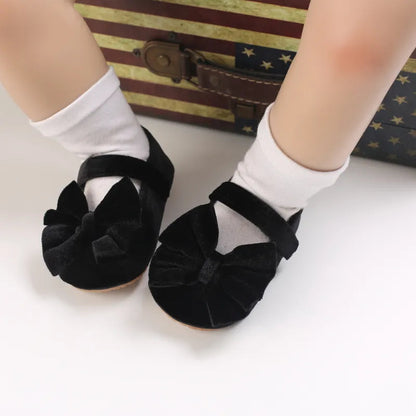 Princess Shoes - Baby Girls' Bow Flat Shoes for First Steps