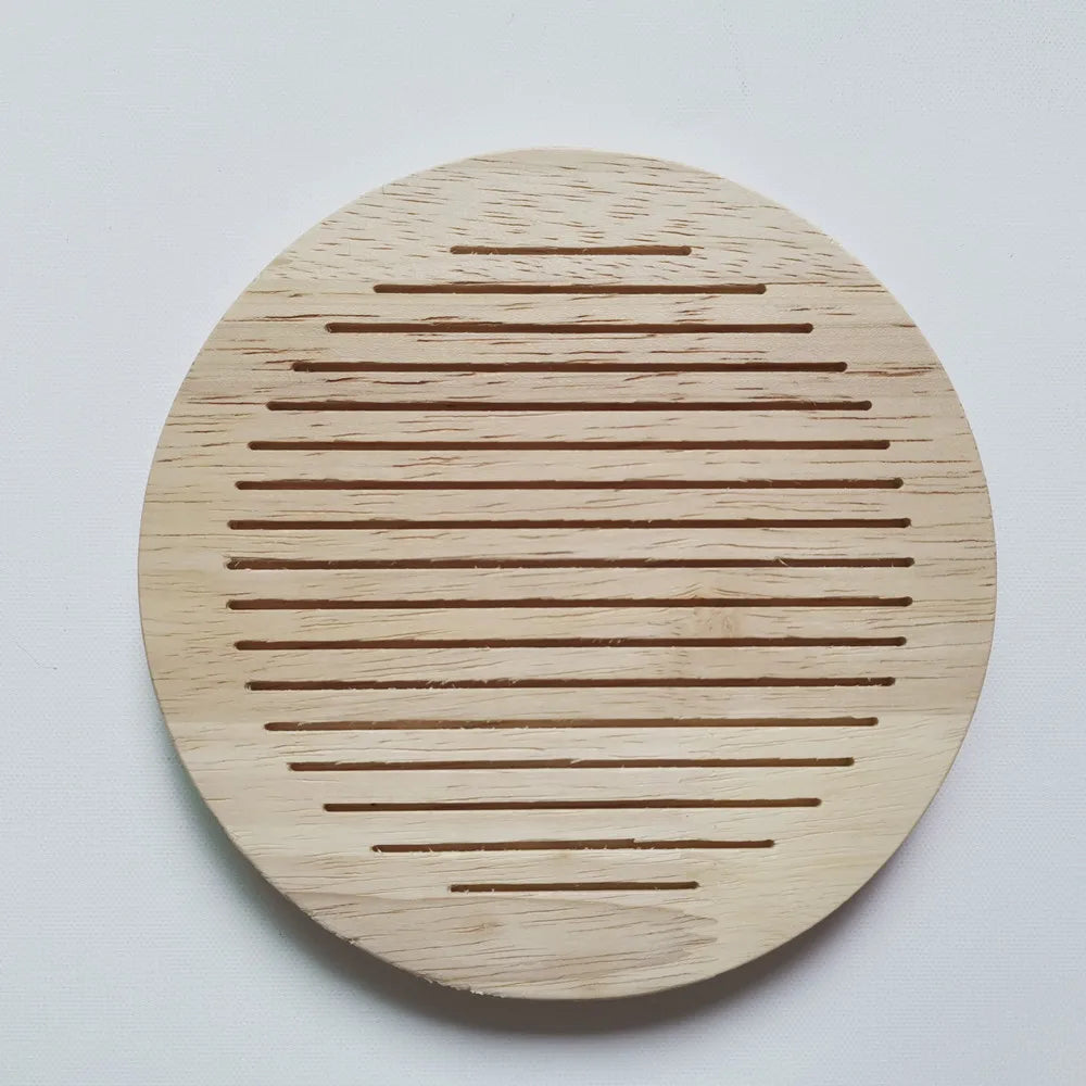 European Style Oak Baby Milestone Board: Round Letter Message Props