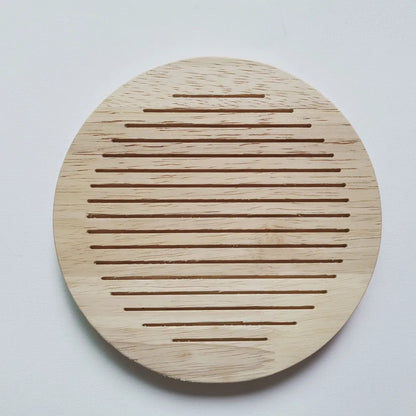 European Style Oak Baby Milestone Board: Round Letter Message Props