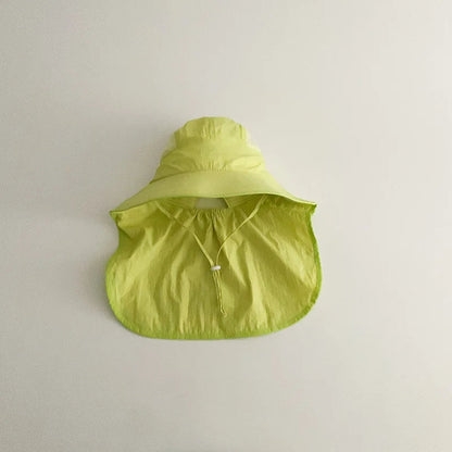 Quick-Dry Fisherman Hat: Cartoon Sunshade Cap for Kids