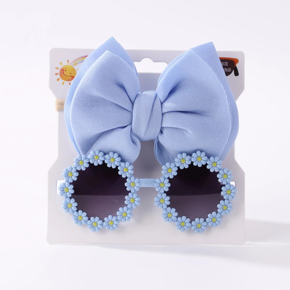 Fashion Baby Girls' Sunglasses and Hair Band Set