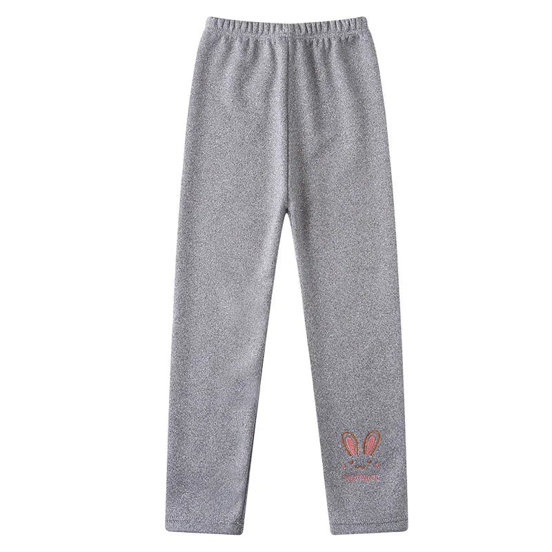 Cute Rabbit Leggings - Warm & Cozy for Girls (Autumn/Winter)