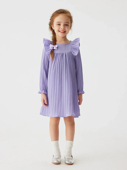 Girls' Ruffles Princess Dress: Spring/Fall Casual Party Wear