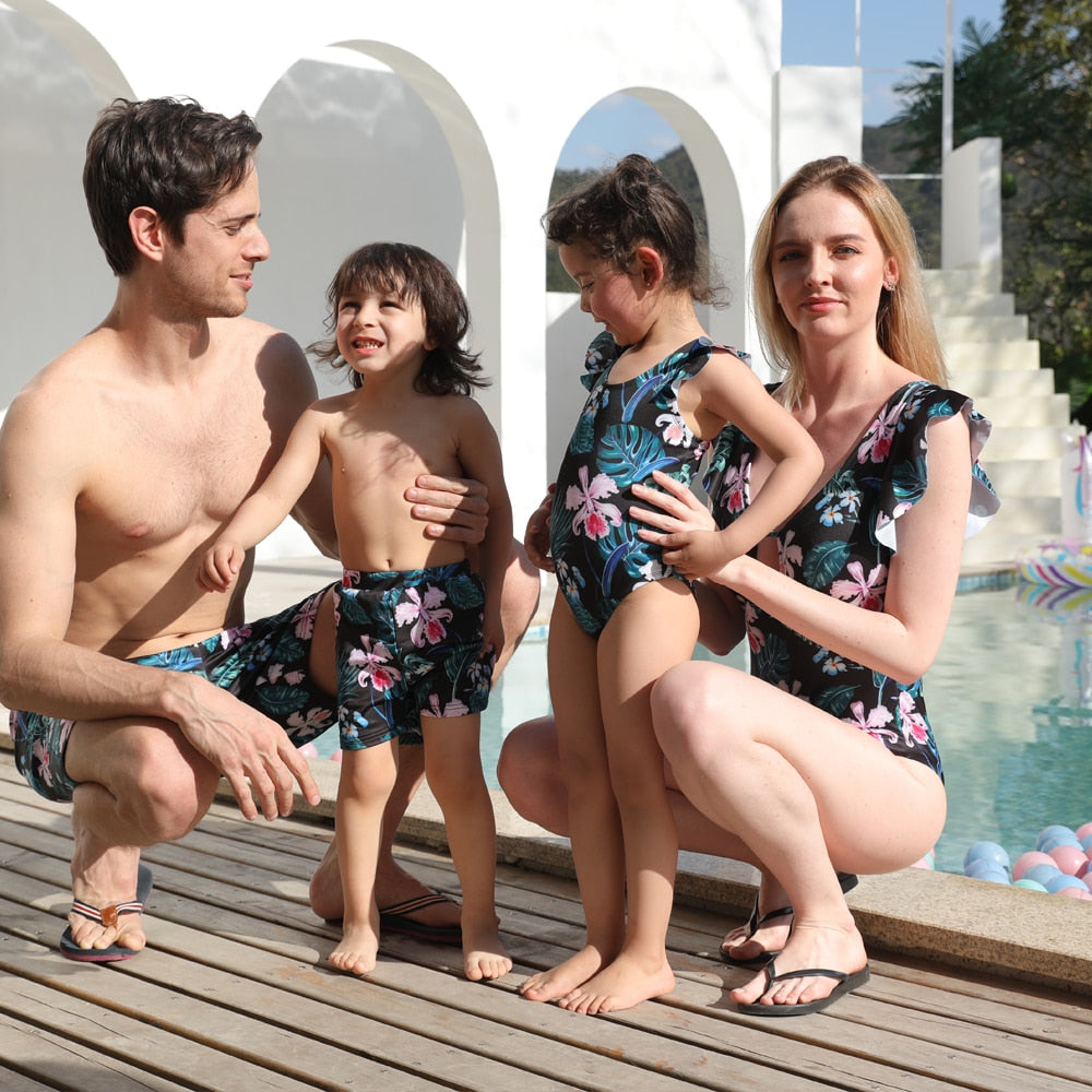 Summer Family Matching Swimwear