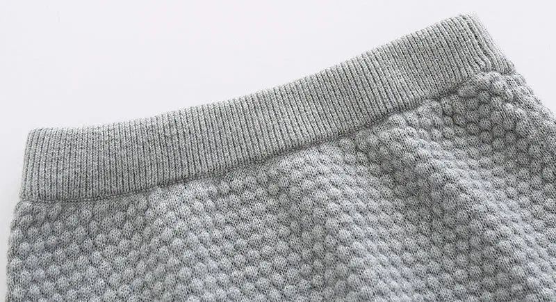 Knitted Pajama Set for Baby - Cozy cotton clothes set